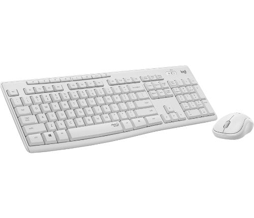 Logitech 920-009783 keyboard Mouse included Universal RF Wireless English White