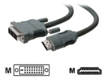 Belkin HDMI/DVI Cable 118.1" (3 m) Gray