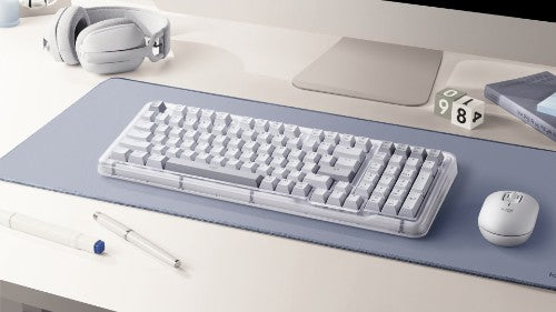 Logitech 920-013576 keyboard RF Wireless + Bluetooth English White