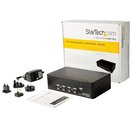 StarTech.com SV431DPDDUA2 KVM switch Rack mounting Black