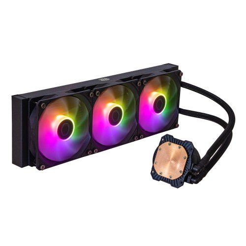 Cooler Master MasterLiquid 360L Core ARGB Processor Liquid cooling kit 4.72" (12 cm) Black