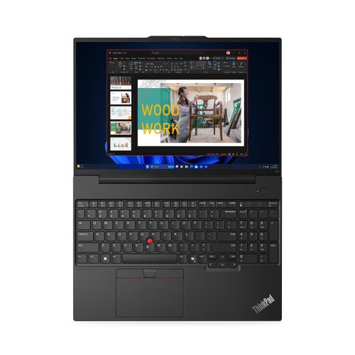 Lenovo ThinkPad E16 Gen 2 (AMD) AMD Ryzen™ 5 PRO 7535U Laptop 16" WUXGA 16 GB DDR5-SDRAM 256 GB SSD Wi-Fi 6 (802.11ax) Windows 11 Pro Black
