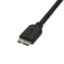 StarTech.com USB3AUB50CMS USB cable USB 3.2 Gen 1 (3.1 Gen 1) 19.7" (0.5 m) USB A Micro-USB B Black