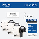 Brother DK-12093PK printer label White Self-adhesive printer label
