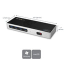 StarTech.com DK30A2DH laptop dock/port replicator Wired USB 3.2 Gen 1 (3.1 Gen 1) Type-C Black, Silver