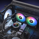 Thermaltake TT TH240 ARGB Processor All-in-one liquid cooler 4.72" (12 cm) Black 1 pc(s)