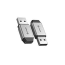 ALOGIC ULACMN-SGR cable gender changer USB-A USB-C Mini Black, Silver