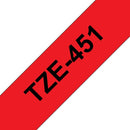 TZE-451 P-Touch Ribbon, 24mm x 8m