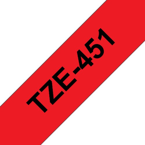 TZE-451 P-Touch Ribbon, 24mm x 8m