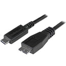 StarTech.com USB31CUB1M USB cable USB 3.2 Gen 2 (3.1 Gen 2) 39.4" (1 m) USB C Micro-USB B Black