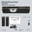 Contour Design RollerMouse Red mouse Office Bluetooth + USB Type-C 2800 DPI