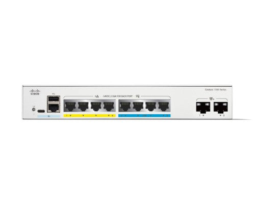 Cisco Catalyst C1300-8MGP-2X network switch Managed L2/L3 Gigabit Ethernet (10/100/1000) Power over Ethernet (PoE) Gray