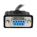 StarTech.com SCNM9FF2MBK serial cable Black 78.7" (2 m) DB-9