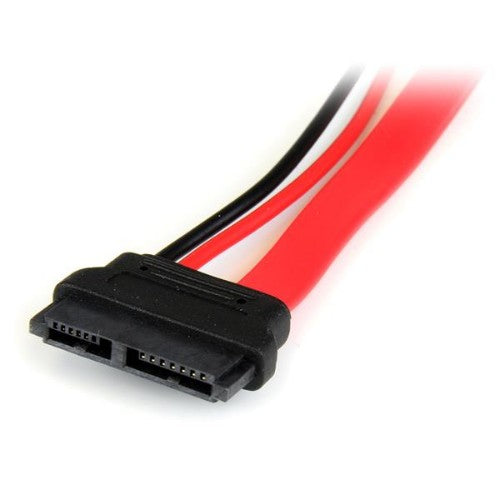 StarTech.com SLSATAADAP6 SATA cable 6" (0.152 m) Slimline SATA 13 pin SATA 7+15 pin Red