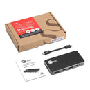 Siig JU-DK0D11-S1 laptop dock/port replicator USB 3.2 Gen 1 (3.1 Gen 1) Type-C Black, Gray