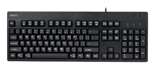 Adesso AKB-630FB-TAA keyboard Home/Office USB QWERTY US English Black