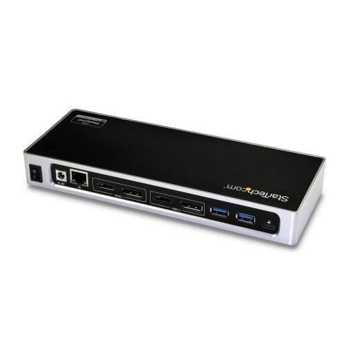 StarTech.com DK30A2DH laptop dock/port replicator Wired USB 3.2 Gen 1 (3.1 Gen 1) Type-C Black, Silver