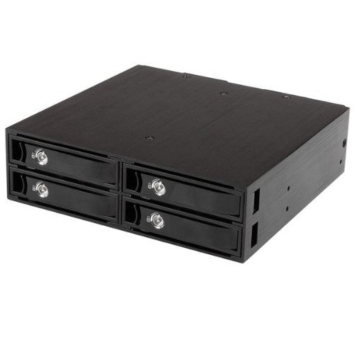 StarTech.com SATSASBP425 drive bay panel 5.25" Storage drive tray Black