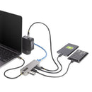 StarTech.com 10G2A1C25EPD-USB-HUB laptop dock/port replicator Wired USB 3.2 Gen 2 (3.1 Gen 2) Type-C Gray