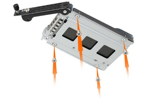 Icy Dock MB491SKL-B drive bay panel 3.5" Carrier panel Black