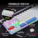 Corsair K70 PRO MINI keyboard Gaming USB + Bluetooth White