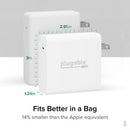 Plugable Technologies PS-EPR-140C1 mobile device charger Universal White AC Fast charging Indoor