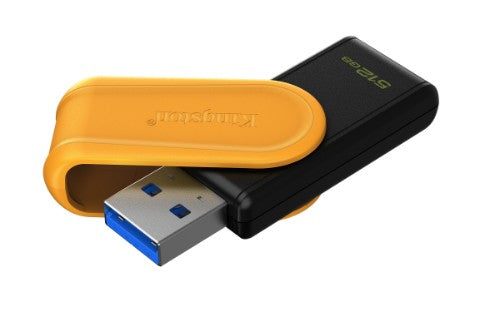 Kingston Technology DataTraveler Exodia S USB flash drive 512 GB USB Type-A 3.2 Gen 1 (3.1 Gen 1) Black, Yellow