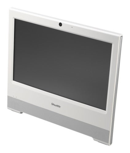 Shuttle X50V8 Intel® Celeron® 5205U 15.6" 1366 x 768 pixels Touchscreen All-in-One PC barebone Wi-Fi 5 (802.11ac) White