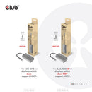 CLUB3D CAC-1510-A video cable adapter 9.84" (0.25 m) USB Type-C DVI-D Gray