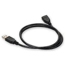 AddOn Networks USBEXTAA3MF USB cable USB 2.0 35.8" (0.91 m) USB A Black