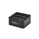StarTech.com SDOCK2U33 storage drive docking station USB 3.2 Gen 1 (3.1 Gen 1) Type-B Black