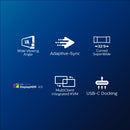 Philips P Line 499P9H/00 computer monitor 48.8" 5120 x 1440 pixels UltraWide Dual Quad HD LCD Black