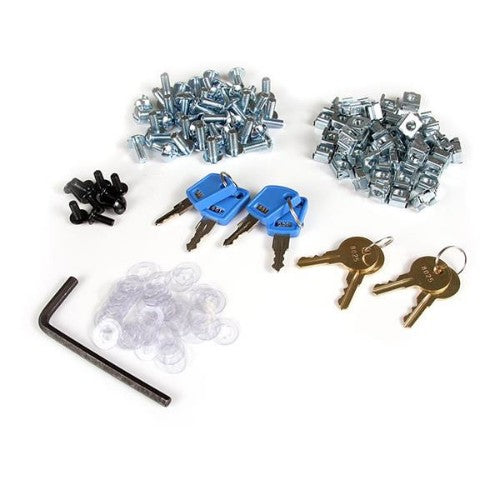 StarTech.com RK2536BKF rack cabinet 25U Freestanding rack Black