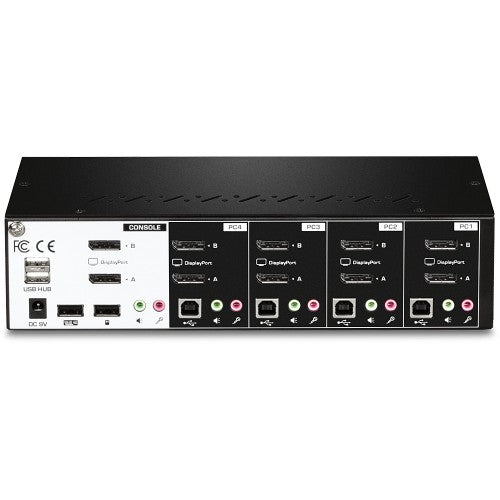 Trendnet TK-440DP KVM switch Black, Silver