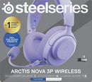 Steelseries Arctis Nova 3P Headset Wireless Head-band Music/Everyday Bluetooth Lavender