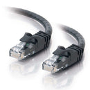 C2G Cat6, 2ft. networking cable Black 24" (0.61 m) U/UTP (UTP)