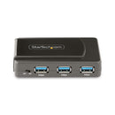 StarTech.com 5G7AS-USB-A-HUB interface hub USB 3.2 Gen 1 (3.1 Gen 1) Type-B 5000 Mbit/s Black, Gray