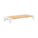 Eaton MR229USB monitor mount / stand White, Wood Desk