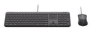 Logitech Signature Slim Wired Combo MK625 for Business keyboard Mouse included Home/Office USB QWERTY US English Graphite