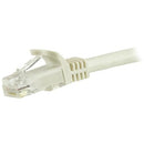 StarTech.com N6PATCH125WH networking cable White 1500" (38.1 m) Cat6 U/UTP (UTP)