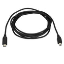 StarTech.com USB2CMB2M USB cable USB 2.0 78.7" (2 m) USB C Mini-USB B Black