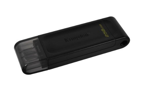 Kingston Technology DataTraveler 70 USB flash drive 256 GB USB Type-C 3.2 Gen 1 (3.1 Gen 1) Black