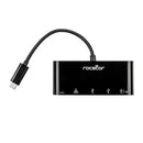 Rocstor Y10A262-B1 notebook dock/port replicator USB Type-C Black