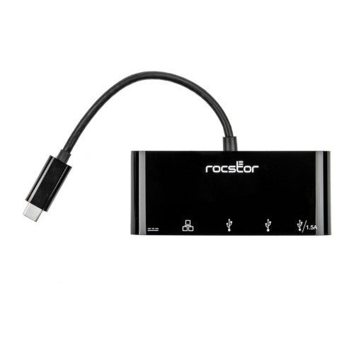 Rocstor Y10A262-B1 notebook dock/port replicator USB Type-C Black