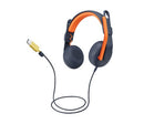 Logitech 981-001362 headphones/headset Wired Head-band Education USB Type-A Blue, Orange
