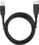 Targus 1m USB 3.0 USB cable USB 3.2 Gen 1 (3.1 Gen 1) 39.4" (1 m) USB A USB B Black