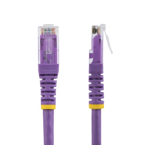 StarTech.com C6PATCH50PL networking cable Purple 598.4" (15.2 m) Cat6 U/UTP (UTP)