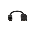 StarTech.com DP2HDMI video cable adapter 9.45" (0.24 m) HDMI Type A (Standard) DisplayPort Black