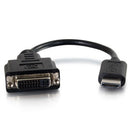 C2G 41352 video cable adapter 7.99" (0.203 m) HDMI DVI-D Black