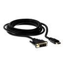 Rocstor Y10C125-B1 video cable adapter 120" (3.05 m) DVI-D HDMI Black